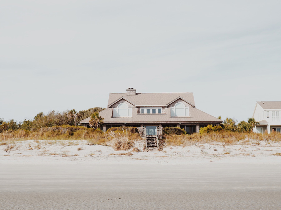 Urlaub in einem Strandhaus