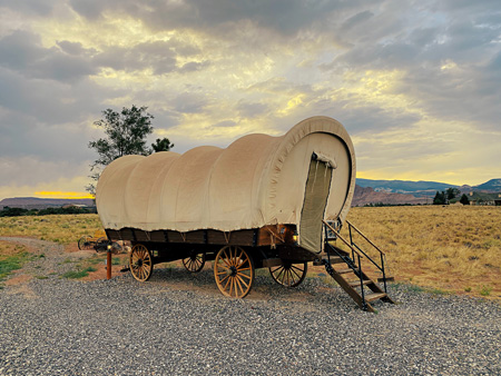 Urlaub im Planwagen